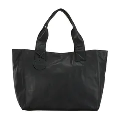 【新品未使用】 zucchero filato ズッケロ・フィラート 牛革 ソフトカウレザー 軽量トートバッグ 黒 ブラック F【参考価格￥16,500-】