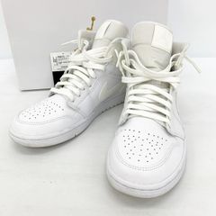 NIKE ナイキ AIR JORDAN 1 MID エアジョーダン BQ6472-122 スニーカー シューズ ハイカット ストリート メンズ 28cm ホワイト 靴 DF16171■