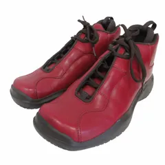 プラダスポーツ PRADA SPORT 【Rare】 FW99 Archive Square Toe Hiking Boots アーカイブ スクエアトゥ ブーツ スニーカー 安全靴 ビブラム ボルドー 赤系 サイズ9 約28cm IBO76
