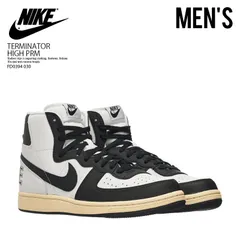 NIKE ナイキ TERMINATOR HIGH PRM (ターミネーター ハイ プレミアム) メンズ ハイカット シューズ スニーカー バスケ バッシュ バスケ タウンユース 普段使い ストリート オフホワイト FD0394 030