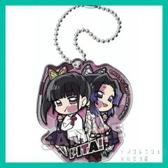 鬼滅の刃 ぴた！でふぉめ　アクリル キーホルダー Vol.2【 胡蝶 しのぶ & 栗花落 カナヲ 】(単品)　新品未使用 １個 アクキー