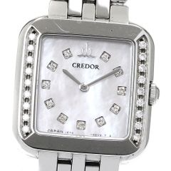 セイコー SEIKO GSTE875/1E70-0CR0 クレドール シグノ 11Pダイヤ クォーツ レディース_883351