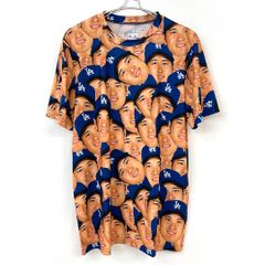 大谷翔平 ドジャース FOCO 顔だらけTシャツ サイズM MLB公式