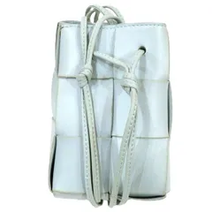 ボッテガヴェネタ　イントレチャート　カセット　ミニ　クロスボディ　バケット　ショルダーバッグ　レディース