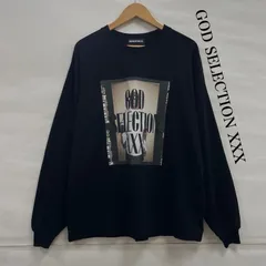 GOD SELECTION XXX ゴッドセレクション ロンT GOD SELECTION XXX - GX-S25-LT-01 LONG SLEEVE T-SHIRT BLACK