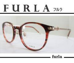 ケース付◆ FURLA フルラ ◆メガネフレーム VFU-577J-06XE