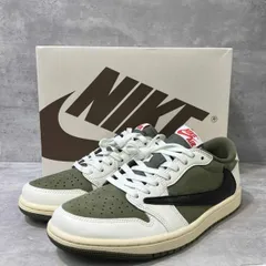 NIKE × Travis Scott Air Jordan 1 Low OG SP Reverse Olive サイズ26 箱有 ナイキ トラヴィス