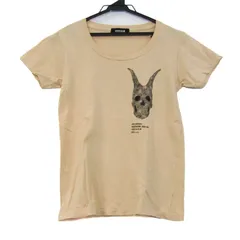 ズッカ 半袖Ｔシャツ トップス コットンT 日本製 レディース Mサイズ ベージュ ZUCCa 【中古】のサムネイル