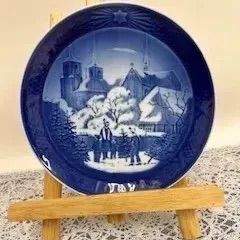《1997年》ロイヤルコペンハーゲンROYAL COPENHAGEN クリスマスプレート★飾り皿★箱 ブックレット リーフレット付き★