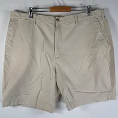 古着 ポロ・ラルフローレン POLO RALPH LAUREN ショートパンツ チノパン ポロチノ 大きいサイズ チノショーツ w42  ベージュ系 メンズ