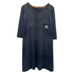 Carhartt ロゴTシャツ 4XL ブルー系 カーハート プルオーバー ビッグサイズ ワンポイント 胸ポケット 古着卸 アメリカ仕入 a704-5913