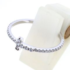ティファニー / TIFFANY&Co.　ティファニーT ダイヤモンド ワイヤー バンドリング　60148891　K18WG/Au750　# 12 【中古】 商品番号 L-158229
