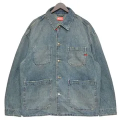 DIESEL　ディーゼル　D-STACK-U Utility-style denim jacket　デニムカバーオール　デニムジャケット　A19260 068SK　8054000218820のサムネイル