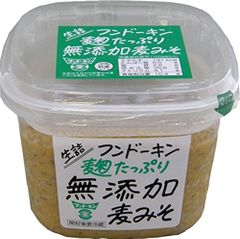 フンドーキン 生詰麹たっぷり無添加麦みそ 850g×2個