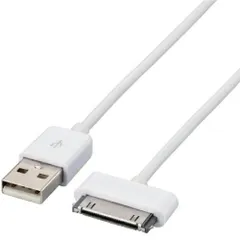 iPhone4/4S用 USBケーブル 1ｍ ホワイトのサムネイル
