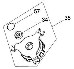 マキタ makita 充電式草刈機 MUR366D 用ステータアッセンブリ 592E25-3 部品 修理 草刈り機 草刈機 パーツ モーター もーたー 園芸 庭 造園