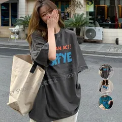 【新品未使用】ロゴTシャツ レディース半袖ゆるtシャツ dgsx195