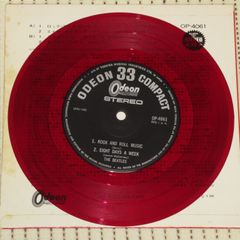 EPレコード　赤盤　ビートルズ　ロック・アンド・ロール・ミュージック　OP-4061　￥500　BEATLES　ROCK AND ROLL MUSIC　REDWAX