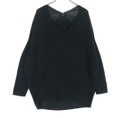 美品 JOURNAL STANDARD ジャーナルスタンダード 日本製 長袖 セーター ブラック メンズ 古着