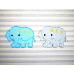 お名前ワッペン　ぞう