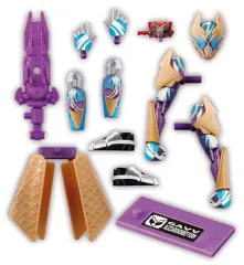 【中古】食玩 トレーディングフィギュア 1.ガヴ ブリザードソルベフォームA 「装動 仮面ライダーガヴ GV3」