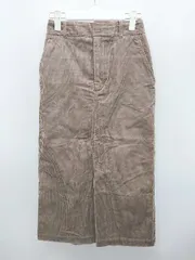◇ ⊇ GLOBAL WORK グローバルワーク コーデュロイ ロング タイト スカート サイズS ブラウン系 レディース P  【1407100015047】