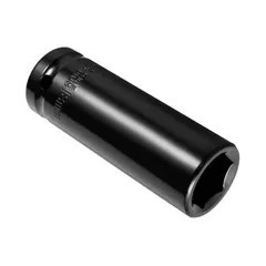CoCud ディープインパクトソケット 1/2インチドライブ18mmソケット6ポイ ント Cr-V熱処理黒 - （用途：DIY手作り）