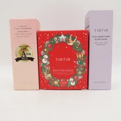 TIRTIR 未開封品セット マスク フィット トーンアップ エッセンス マスクフィットレッドクッション 21N コラーゲンコアグローマスク 40ml