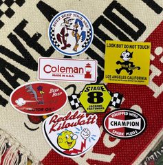 ステッカーセット フィリックス ロードランナー コヨーテ コールマン レディキロワット チャンピオン ステージエイト アメリカン雑貨 レーシング ガレージ Coleman CHAMPION STAGE8 FELIX