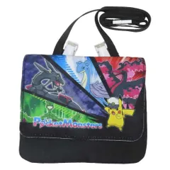 【メール便】ポケットモンスター クリップポケット クリップポケットショルダー付き クロ ポケモン集合 ポケモン マルヨシ 子ども用ポーチ キャラクター グッズ 