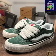 【今日特価】Vans Knu-Skool ダークグリーン スニーカー！送料無料！在庫限定のお得な価格です！-WTO輸入2