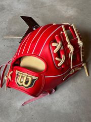2025Limited model【Wilson】硬式用グローブ　86型 ［Wilson中村氏］直伝型付け　Eオレンジ