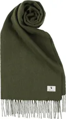 Elensia エレンシア カシミヤ １００％ マフラー レディース メンズ 無地 全９色(カーキ)