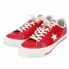 コンバース CONVERSE ワンスター スニーカー シューズ レザー 日本製 MADE IN JAPAN US9 約27cm レッド ホワイト 赤 白 0817