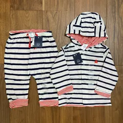 新品　未使用　babygap くま耳　カーディガン　ボーダー　レギンス　パンツ