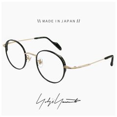 【新品】ヨウジ ヤマモト メガネ 日本製 19-0097 2 c02 48mm Yohji Yamamoto メンズ 眼鏡 ラウンド 型 ベータ チタン 丸メガネ 黒縁 黒ぶち フレーム 鯖江 ダミーレンズ発送
