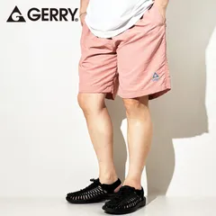 新品 GERRY 水陸両用 ナイロン ハーフパンツ メンズ 速乾 ショートパンツ 短パン 川 海 水着 男女兼用 ユニセックス ライトピンク サマーショーツ さらさら 涼しい 軽量 軽い 薄い ナイロン 100％ S M L LL XL ピンク 079190