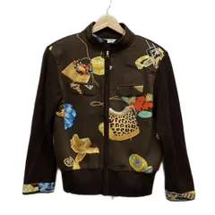 LEONARD レオナール ナイロン ジャケット 38 フラワープリント2way LEONARD レオナール ナイロン ジャケット 38 フラワープリント2way