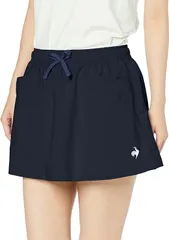 【新品】【Mサイズのみ】le coq sportif(ルコック) JTA公認 レディース ウィメンズ 2WAYグラッフィックスコート リバーシブル テニスウェア 吸汗速乾 遮熱 UVカット　ネイビー QTWWJE03-NV-M