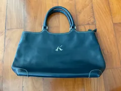 キタムラ　ハンドバッグ　レザー　ブラック