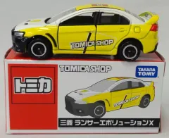 【中古】トミカ 1/61 三菱 ランサーエボリューションX(イエロー×ホワイト)  「トミカ」 トミカショップ限定