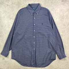 90年代 Ralph Lauren ラルフローレン BLAKE チェックシャツ メンズ2XL相当 