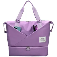 【GSG】スポーツバッグ レディース メンズ 手提げバッグ ゴルフバッグ 旅行 バッグ 1泊 ジムバッグ シューズバッグ 旅行用カバン トラベルバッグ ゴルフバッグ 軽量 防水 シンプル 大容量 人気 入院バッグ ボストンバック 乾湿分離 折りたたみ ボス