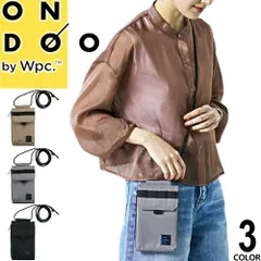 wpc w.p.c マルチショルダー ONDOO レディース メンズ 2025年春夏新作 ショルダーバッグ スマホポーチ パスポートケース 首下げ 軽量 薄い かわいい 旅行 便利グッズ トラベルグッズ ブランド 黒 ブラック グレー ブラウン NT004