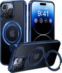 CASEKOO iPhone14ProMax 用 ケース クリア 米軍MIL規格