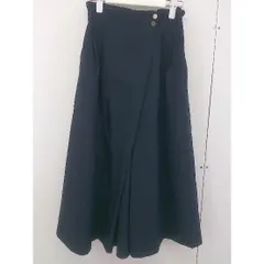 ◇ Techichi テチチ ウエストゴム ラップ スカーチョパンツ サイズS ネイビー レディース  【中古】 【1206210004220】のサムネイル