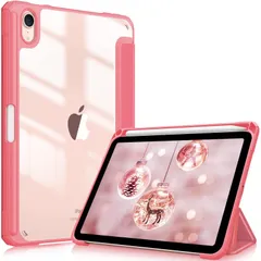 Fintie for iPad Mini 7 ケース (A17 Pro 2024) / iPad Mini 6 ケース 2021 8.3インチ 第7/6世代 透明バックカバー Pencil 収納可能