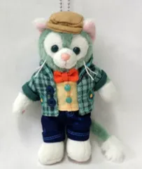 【中古】ぬいぐるみ ジェラトーニ ぬいぐるみバッジ 「ダッフィーのハートウォーミング・デイズ2018」 東京ディズニーシー限定