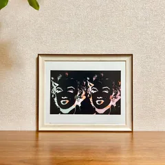 新品☆額縁付アートポスター(BRUCE MCGAW GRAPHICS)☆アンディ・ウォーホル（Andy Warhol）☆ポップアート☆マリリン☆Marilyn monroe☆77