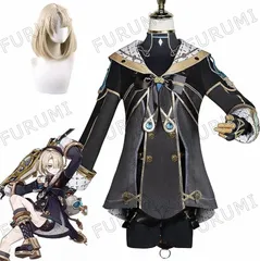 原神 フレミネ コスプレ ウィッグ セット済み フレミネ コスプレ ウィッグ付き 潜水士 原神 コスプレ衣装 フル